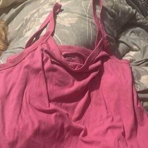 No Boundaries Fuchsia Ribbed Camisole